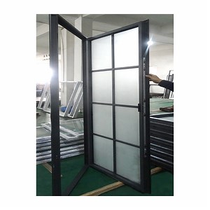[Hot Item] Exterior Interior Entry Double Door Modern Design Aluminum French Double Swing Casement Door