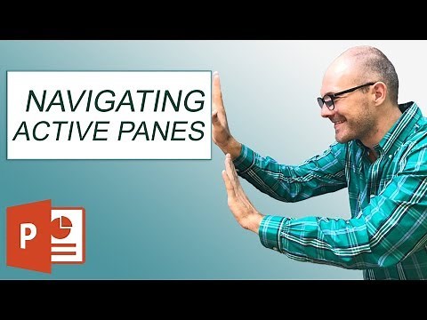 PowerPoint Shortcuts for Navigating Active Panes