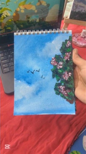 painting on canvas pad ✨#shorts #youtubeshorts #foryou