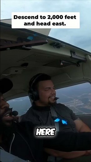 Learning a Descending Turn ✈️ Student Pilot Training
