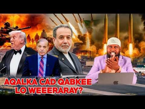 HAYAAY: TRUMP OO LA WEERARAY: !RAN OO KU QOSASHAY US4; XAALKA WAA BARIGA DHEXE!