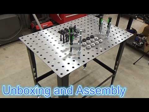 Harbor Freight - 36 in. x 24 in. Modular Welding Tables(X3) - TITANIUM