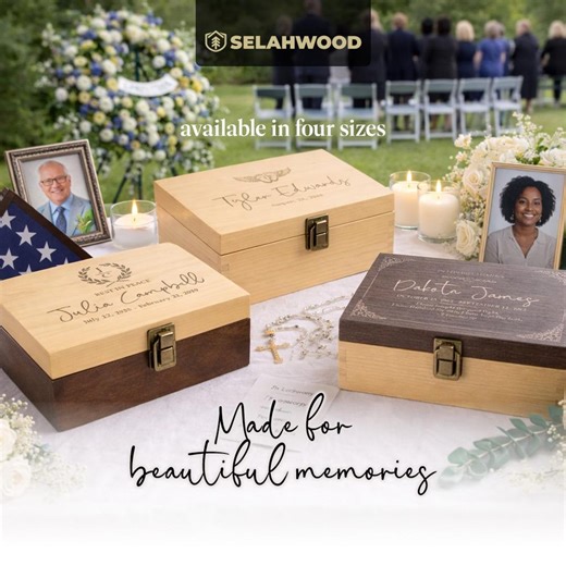 Personalized Memorial Keepsake Box Custom Engraved Remembrance Gift for Loved Ones Sympathy Gift - Etsy