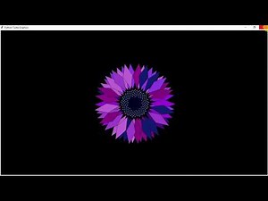 Phyllotaxis Flower | Turtle | Python