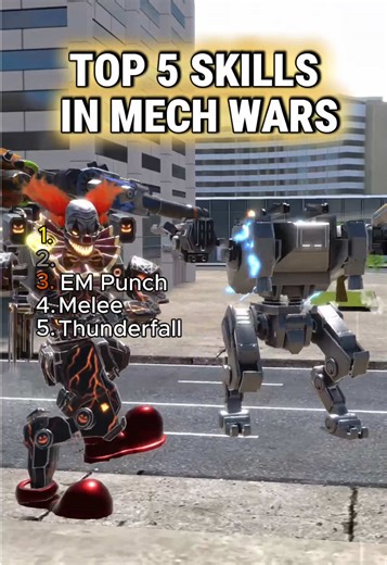 Top Game-Changing Skills in Mobile Robot Battles