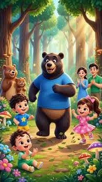 🐻 Dancing in the Woods 🌳 | Bear Family Song | Pupu TV Nursery Rhymes & Kids Songs