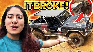 We tried doing Windrock Trail 16 in the rain and 2 Jeeps broke