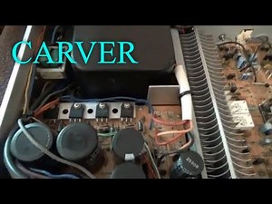 Vintage Carver Stereo Amplifier Revealed - M-500t Best Sounding Carver