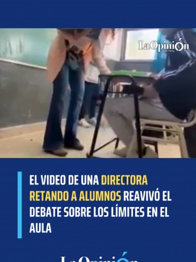 Directora empuja banco a alumno en aula: debate sobre disciplina escolar