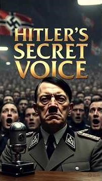 The secret recording of Hitler… hidden for decades. ⚠️ #ww2 #history