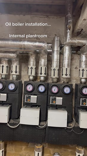 Oil boiler installation with multiple weather compensated circuits. @viessmann at the heart of the job. The heating is the best this house has ever experienced. Really pleased to go back and visit. #oil #heating #weathercompensation #oakham #rutland #boiler #oftec #pipework #efficiency #pumps