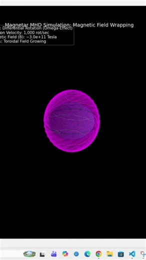 Neutron star#python #animation #physics #cosmology #simulation