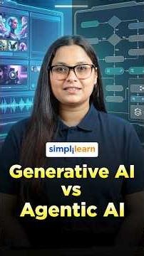 Agentic AI vs AI Agents: What’s the Difference? | Key Differences Explained | #Shorts #simplilearn