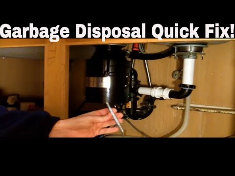 Garbage Disposal Repair Quick Fix