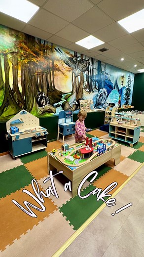 Step through the wardrobe and discover a magical play space @what_a_cake_bristol - such a fun surprise for little ones! ✨ 📍 What a Cake, 6 Downend Rd, Bristol, BS16 5UJ What a Cake is a cake shop and café in Downend. It started off serving cakes and toasties, but they've just launched a brand new menu with soup, smoothie bowls, french toast and other breakfast and lunch options! 🍰 We had coffee, cake and french toast and it was all great 😋 Through the wardrobe you'll find a spacious play spac