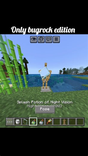 only in bugrock edition. this sound is 🥵 #shorts #viral #minecraft #minecraftseed #minecraftpixelart