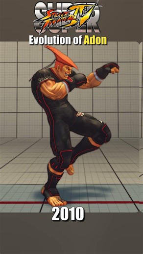 Evolution of Adon #streetfighter