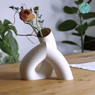 Pandora Vase – Multifunctional 3D Printed Vase with Hidden Storage and Coasters