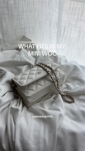 Chanel Mini WOC Bag Essentials for Traveling Light