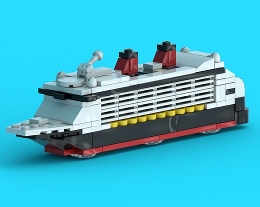 LEGO MOC-205846 Disney Cruise Ship Model (Boat 2024)