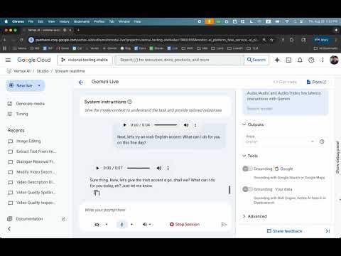 [Testing Agent] Voice Accent on LiveAPI