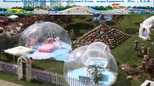 2025 Inflatable Bubble Tent Commercial Grade PVC 3.4m Customized Color Blower Pump Kids Party Clear Dome Balloon