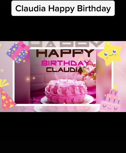 Happy Birthday Song for Claudia