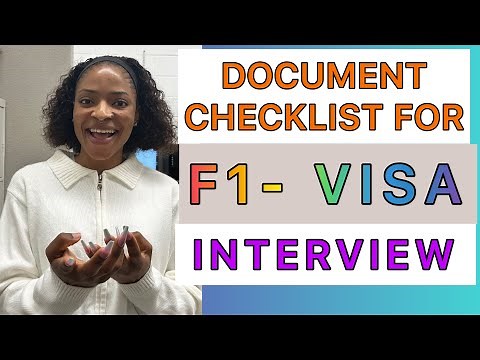 USA F1 Visa Interview Checklist | Essential Documents You Must Carry To Be Approved