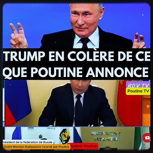 🛑Trump en colère de ce que Poutine vient d'annoncer💪🇷🇺✅ | Poutine TV