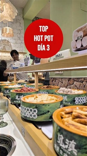 🍲 El Primer Hot Pot Giratorio 🔄 #barcelona #hotpot #chino #comidachina #foodie