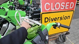 Quick question for you. When I cycle on a rental bike, sometimes the saddle is wet. When it's wet, I put on my own saddle cover. You can see it in the film. BUT — I keep forgetting to take off the saddle cover when I park the bike. So I'm losing loads of them. QUESTION. Would I be more or less likely to lose saddle covers if I put one on the saddle every single time I rented a bike, regardless of whether the saddle was wet? This is clearly counterintuitive but it might be that I would be more li