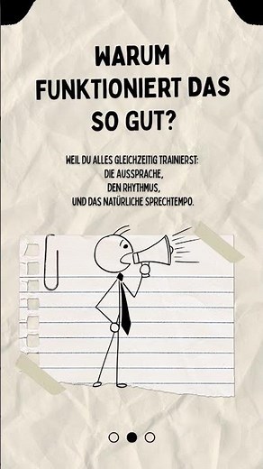 Shadowing Technik - German Speaking Practice #deutschlernen #hörverstehen #deutsch