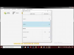 DEMO LOGICIEL DE GESTION DE STOCK EN WINDEV