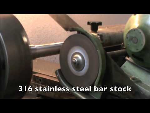 Homemade surface grinder set up for Lathe Machine