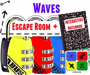 Waves Escape Room & Interactive Notebook