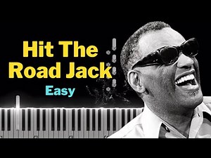 EASY Piano Tutorial | Hit The Road Jack - Ray Charles