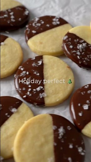 Chocolate-Dipped Shortbread 🤎 Simple & Elegant!