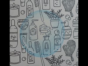 Adult Colouring Tutorial Bath Bubble - from 30 Days of Creativity by Johanna Basford