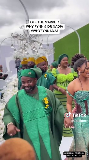 Beautiful Ghanaian Wedding Dance Performance - Why Fynn & Dr. Nadia