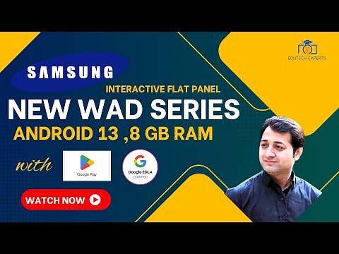 Samsung Interactive Display WAD series | Samsung Interactive Flat Panel | Interactive whiteboard