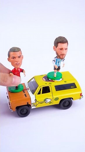 Satisfying and Unboxing Review Ronaldo Jr and Messi Toys Videos