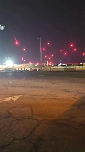 Flares lit up the sky in Norfolk! Did you see them? WAVY viewer Stephen Roberts captured this video showing the flares near the Norfolk International Terminal Wednesday night. The Virginia Port Authority confirmed the display was one of several drills scheduled this week as part of a regional safety forum. LINK IN comments with details. | WAVY TV 10