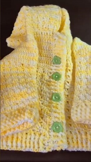 crochet Baby Cardigan or Hoodie. Very simple Crochet Cardigan