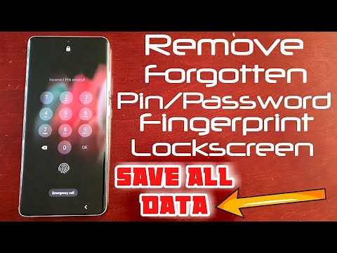 Samsung Galaxy S21 Ultra Remove Forgotten Pin/Password/Fingerprint Lock/Face Unlock & Save All Data