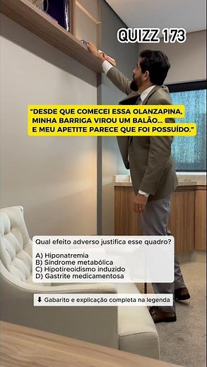 Qual efeito adverso justifica esse quadro?