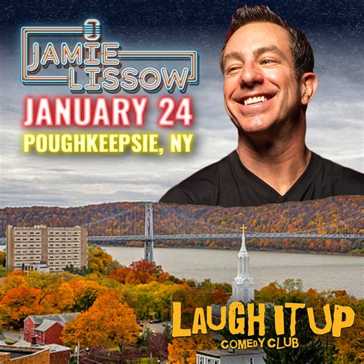 Poughkeepsie! I'm heading back to Laugh It Up Comedy Club on Friday, Jan. 24. Grab your tickets while you can--> https://bit.ly/Lissow_Poughkeepsie25 | Jamie Lissow