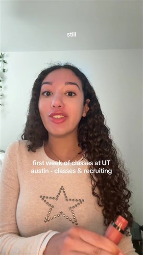 First Week of Classes at UT Austin: A Student's Journey