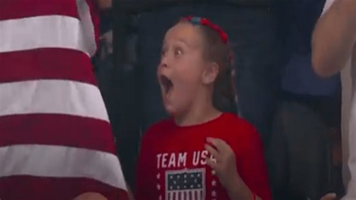 WATCH: Young USA swim fan goes wild over Katie Ledecky