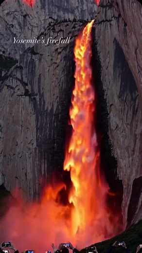 Timeless travels | Yosemite’s Firefall: Nature’s Fiery Illusion Location: Horsetail Fall, Yosemite National Park, California When to Visit: Mid to Late... | Instagram