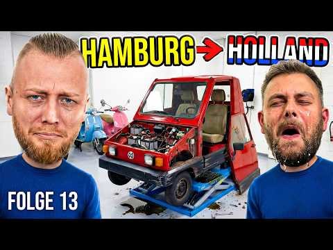 Kleinstes Auto der Welt streikt auf Roadtrip! Hamburg - Amsterdam und Inge möchte nicht weiter 